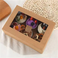 Takeaway paper  box with window